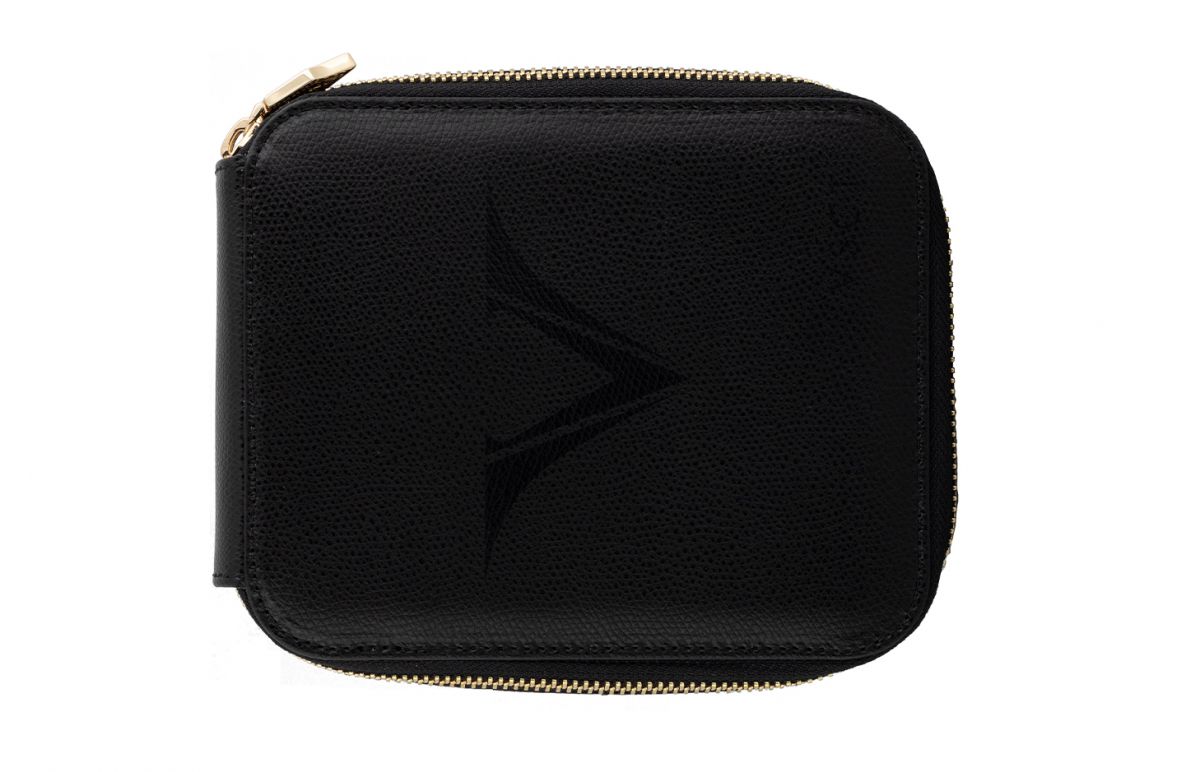 Visconti Pen-Case - Visconti 6 Pen Leather  Pen Case Holder Black